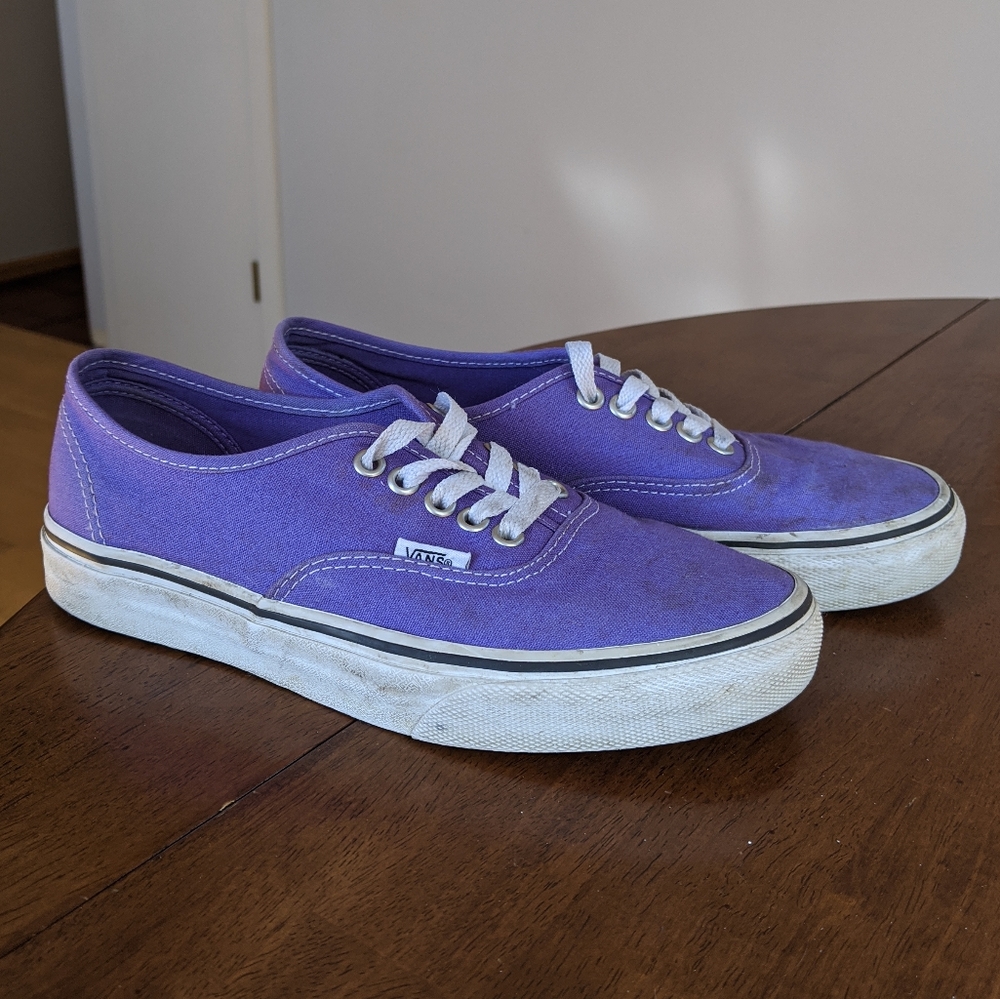 Vans purple shoes